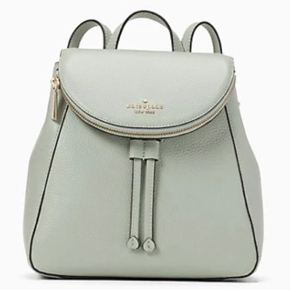 Kate Spade Leila Medium Flap Backpack
Light pistachio